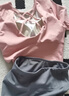 VICTORIATOURIST瑜伽服女运动套装夏季防晒跑步普拉提健身服美背含胸垫两件套 实拍图