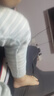 印品棉棉屋两条装儿童厚款秋裤纯棉无骨保暖棉毛裤男女宝宝线裤春秋打底裤 无骨蓝色+条纹长裤2条装 90 码（两用档） 实拍图