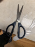得力（deli）160mm办公生活家用剪刀 小剪子手工剪纸刀 办公用品 蓝色0602 实拍图