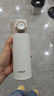 MiGo莫兰迪弹跳保温杯简约随行杯小巧316不锈钢男女儿童 350ml荔枝白 实拍图
