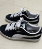 彪马（PUMA）面包鞋|经典复古休闲滑板鞋男女夏板鞋SUEDEXL395205 黑色-白-02 42 实拍图