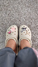 卡骆驰（CROCS）经典云朵洞洞鞋时尚百搭女鞋花园鞋沙滩鞋|206750 骨白色-2Y2(含智必星) 39 (250mm) 实拍图