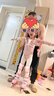 361°儿童轮滑鞋初学者男童女童溜冰鞋闪光轮旱冰鞋尺码可调节 粉色S码 实拍图