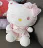 Hello Kitty三丽鸥毛绒玩具玩偶娃娃抱枕摆件生日礼物送女生38cm凯蒂猫公仔 实拍图