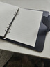 得力（deli）25K100张笔记本子 活页本内页可拆卸皮面本233*178mm黑色3151 实拍图