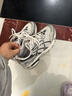 亚瑟士ASICS运动休闲鞋男女同款复古老爹鞋透气慢跑鞋运动鞋 GEL-1090 白色/银色 37.5 实拍图