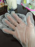 妙洁柔韧一次性手套 PE材质 100只装 27cm 食品级柔软服帖 强韧不易破 实拍图
