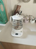美的（Midea）养生壶大容量 柔声轻音变频煮茶器智能预约1.5L烧水壶 全自动恒温玻璃煮茶壶 保温一体电水壶 【双层隔热盖】14大养生功能12Q 1.5L 实拍图