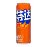 可口可乐（Coca-Cola）芬达Fanta 橙味汽水摩登罐碳酸饮料330ml*24罐 包装随机发 实拍图