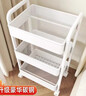 金隆兴婴儿用品小推车置物架多层浴室厨房落地蔬菜零食可移动收纳架 3层 实拍图