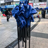 京安通 雨棚遮阳棚 户外加厚遮阳折叠式四脚太阳伞停车棚  2*3m蓝色 实拍图