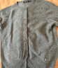 ELLE【100%绵羊毛】简约气质毛针织衫女2026春装新款新年圆领毛衣开衫 深灰色 M 实拍图
