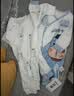 迪士尼婴儿衣服新生儿连体衣春秋季纯棉满月宝宝爬爬服百天睡衣秋冬季59 实拍图