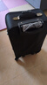 竹貂行李箱耐磨牛津布28英寸大容量男拉杆箱女万向轮旅行箱密码箱皮箱 黑色-耐磨牛津布 22英寸 【放心购，赠送运费险】 实拍图