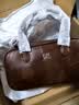 简·佰格复古拼接小波士顿包休闲单肩斜挎包女高级感轻奢小众手提包送女友 实拍图