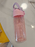 乐扣乐扣（LOCK&LOCK）人鱼线塑料运动水杯夏天便携水壶带刻度提手男女水杯子520ML粉色 实拍图