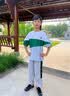 G.duck童装男童套装夏装新款儿童夏季套装男大童休闲运动服装小学生衣服 墨绿色 160 建议150-160cm12-13岁 实拍图