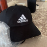 adidas经典舒适运动遮阳棒球帽子男女阿迪达斯官方 黑色/白   OSFW(女子) 实拍图