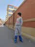 小状元轮滑鞋儿童溜冰鞋女童男童3-6-12岁专业初学滑轮旱冰鞋新款礼物L5 闪电蓝【头盔护具包】 M (适合运动鞋32-35码)尺码可调 实拍图