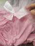 艾舞戈儿童舞蹈服女童春秋长袖粉色公主蓬蓬纱裙连体练功服 110码 实拍图