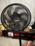 美的（Midea）【超级单品】七叶轻音立式电风扇家用柔风落地扇台式桌面小型风扇大风量节能摇头宿舍电扇 SAF30AB 实拍图