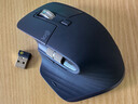 罗技（Logitech）大师系列 MX Master 3S 无线蓝牙鼠标 人体工学 办公 静音鼠标 高端 石墨黑 带无线接收器 实拍图