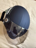 野马（YEMA）3C认证359S电动摩托车头盔男女夏季防晒半盔四季通用安全帽新国标 亚黑花+咖短 实拍图