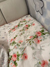 富安娜床上四件套纯棉100%床单被套 单双人全棉套件203×229cm 清新 实拍图