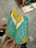 李宁（LI-NING）足球护腿板儿童成人护板护小腿比赛训练男士专业护具装备荧光绿M 实拍图