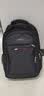袋鼠双肩包男士背包大容量行李旅游包学生书包女初中商务笔记本电脑包 黑色配红标 实拍图