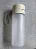 【全网爆品】双盖杯水瓶耐高温水杯ins风简约高颜值大容量 双盖杯600ml磨砂（热销款） 一个 实拍图