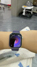 Apple/苹果 Watch S11 智能手表GPS+蜂窝款46毫米银色铝金属表壳雾紫色运动型表带M/L MFDL4CH/B 实拍图