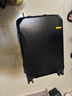 双星（doublestar）行李箱拉杆箱男次日达可登机箱大容量学生铝框密码箱旅行箱皮箱子 尊贵黑【加厚铝框可坐可踩】 20英寸  小型可上飞机-加厚箱体 实拍图