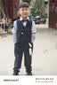 罗蒙儿童礼服男童西装套装男宝生日宴西服毕业演出服 藏青色120 实拍图