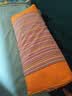 喜偌家纺老粗布荞麦枕粗布枕头全荞麦壳枕艾草枕头荞麦枕单人枕头苦荞麦壳 橙色长方形 单只 甜荞麦壳 实拍图