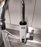 奥克斯（AUX）电热水龙头热水器加热水龙头快速热水变频恒温厨房下进水 【大屏数显】电镀银+漏保插头+万向喷头 实拍图