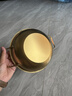 【韩剧同款】加厚不锈钢干锅海鲜锅火锅金色平底浅锅双耳锅泡面锅 单人款19cm【金色】双柄汤锅 实拍图