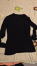 优衣库HEATTECH EXTRA WARM混纺圆领T恤/长袖女装9%羊绒478955 478955/09黑色 M 实拍图