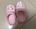 牧童儿童拖鞋夏男宝宝洞洞鞋软底女童卡通洗澡婴幼儿家居鞋萌兔粉160 实拍图