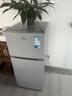 美的（Midea）112L两门小冰箱灰色双温小冰箱迷你家用宿舍租房灵活摆放节能低音深冷速冻 BCD-112CM 实拍图