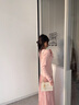纪诗哲（GIEVSZHE）包包女包2026年新款女士单肩斜挎包七夕情人节礼物送女友老婆 米白色【2026新款/小熊挂件】 实拍图