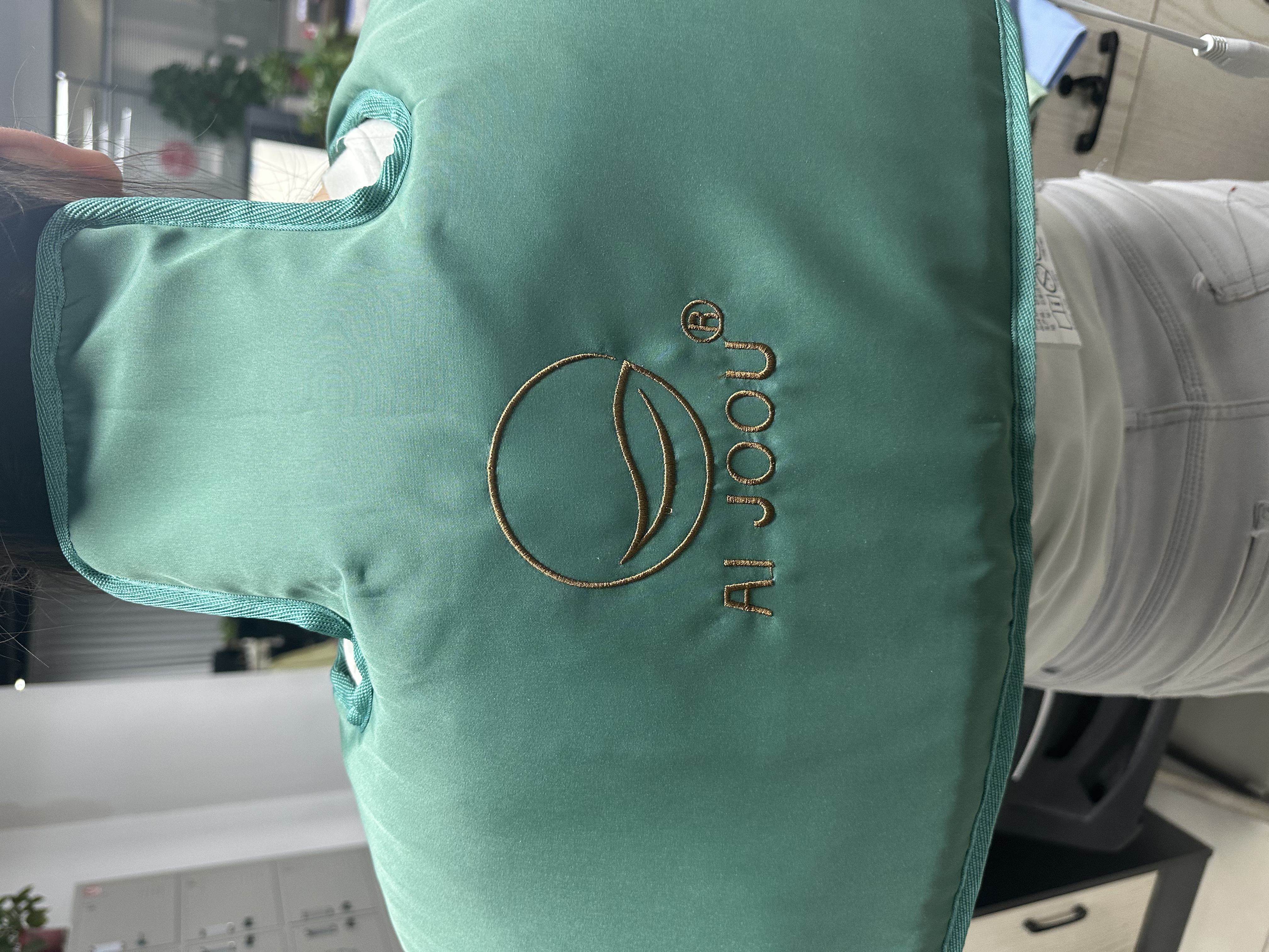 AI JOOU粗海盐热敷袋子盐袋热敷包肩颈椎艾灸艾草热敷包 电加热披肩 实拍图