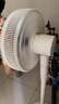 美的（Midea）【闪拆系列】一键闪电拆装直流变频家用语音电风扇一级能效轻音落地扇大风力卧室立式电扇SDJ30BC 实拍图