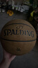 斯伯丁（SPALDING）篮球飞行员06十字型防尘吸湿皮料室内外通用7号成人青少年77-739Y 实拍图