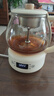 小熊（Bear）煮茶器煮茶壶 养生壶烹煮一体茶壶迷你蒸茶器 316L喷淋式不锈钢烧水壶黑茶茶具1升ZCQ-F10N7 实拍图