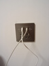 公牛（BULL）开关插座 G12系列五孔插座带USB+Type-C接口30w快充G12E537 灰 实拍图