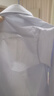 杉杉【DP免烫】长袖衬衫男纯棉条纹春秋商务正装全棉 淡蓝条纹 41 实拍图