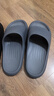 朴西香蕉船凉拖鞋女士浴室不易滑居家室内四季情侣拖鞋男 黑色 44-45 实拍图