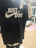 耐克(NIKE)春夏男短袖T恤 纯棉 运动休闲 经典简约 AR5007-011 黑色L 实拍图