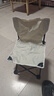 户外装备高品质车载便携亲子户外折叠椅用于露营钓鱼写生 白色中号33（无收纳袋） 实拍图
